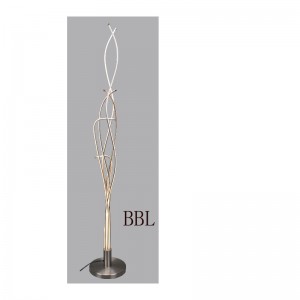 Lampa podłogowa LED z paskiem aluminiowym