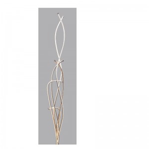 Lampa podłogowa LED z paskiem aluminiowym