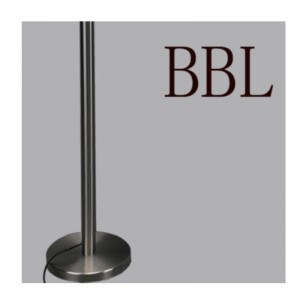 Nowoczesna lampa podłogowa LED z paskiem aluminiowym