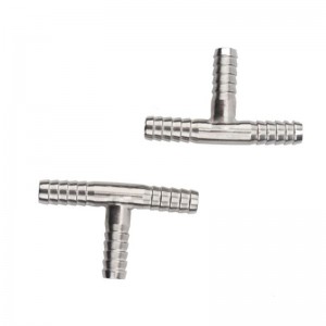 Mosiężny wąż Barb Tee 3-drożne złącza węża do piwa