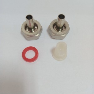 Nypel metalowy do złącza beczkowego z G5 / 8 ”