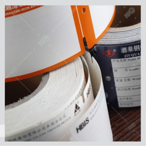 Zawieszana na wstążkę zawieszka do druku w wysokiej temperaturze, odporna na rozdarcie