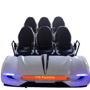 Statek kosmiczny 9DVR (biały) Gorąca sprzedaż rozrywki wirtualnej rzeczywistości miejsce 9Dvr kino 6 miejsc 9dvr Dla rodziny