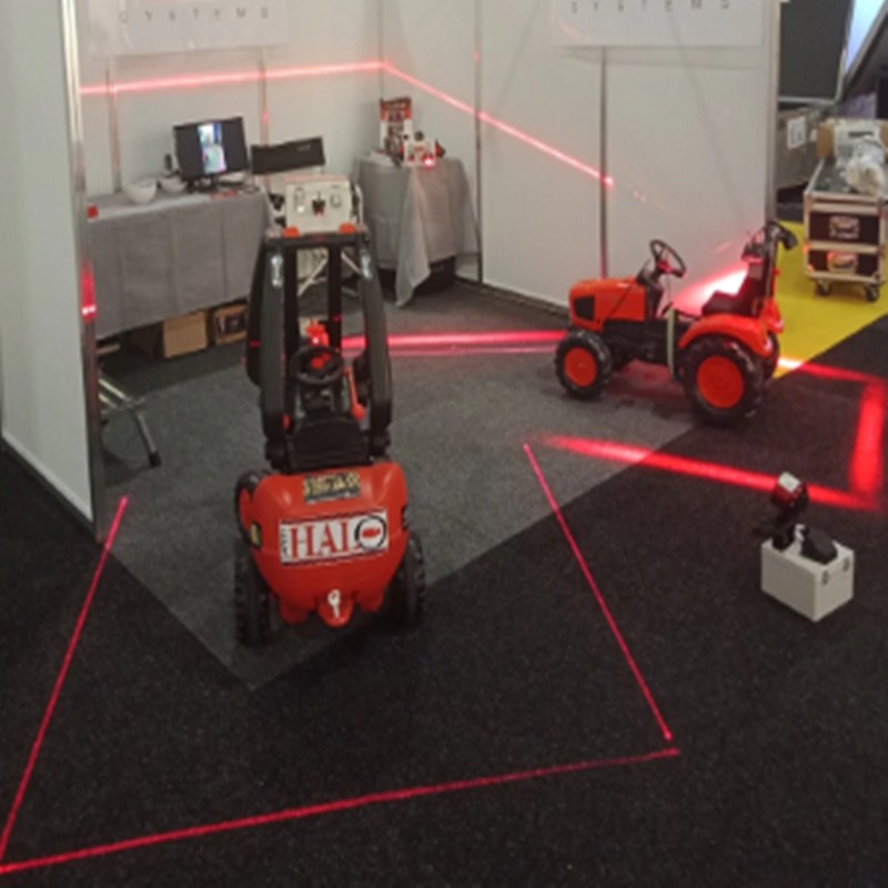 Forklift Laser Red/Blue Zone Light