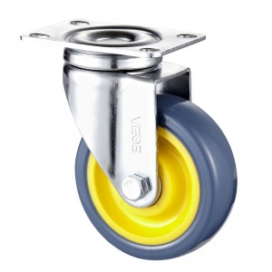 Medium Duty - Chromowana obudowa z pomarańczowym kółkiem TPE 1