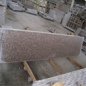 G687 brzoskwiniowe, czerwone granitowe płytki podłogowe