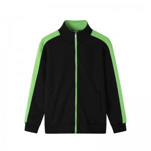 # 309-Berber Dwukolorowa bluza z zamkiem