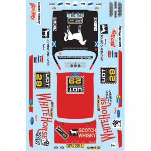 naklejka zjeżdżalnia wodna model samochodu