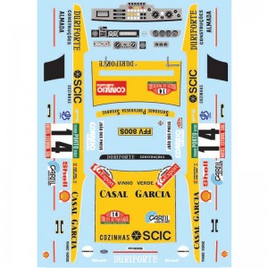 naklejka zjeżdżalnia wodna model samochodu