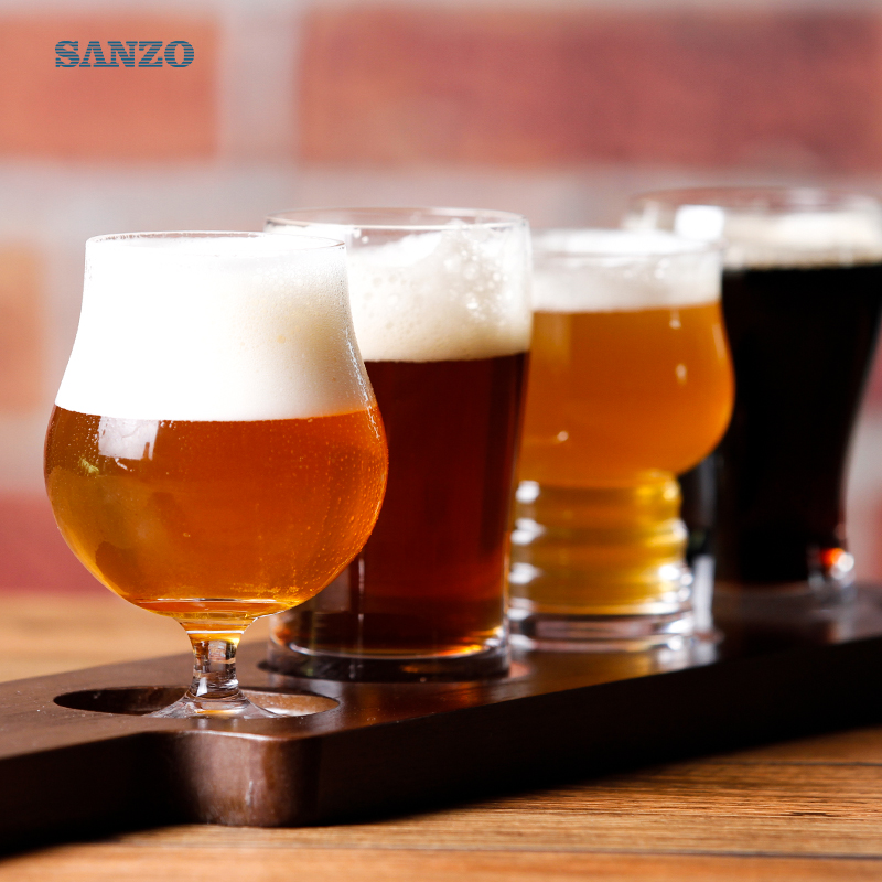 Sanzo Szklana naklejka na piwo Szklanka do piwa Spersonalizowane szklanki do piwa Pilsner