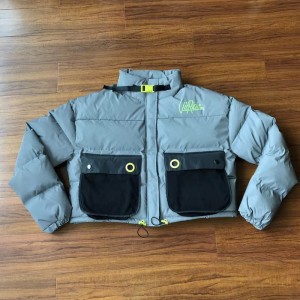 odblaskowa kurtka puchowa