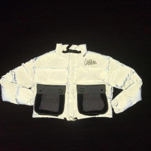 odblaskowa kurtka puchowa