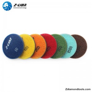 ZL-16SF żywiczne podkładki do polerowania betonu skład domu