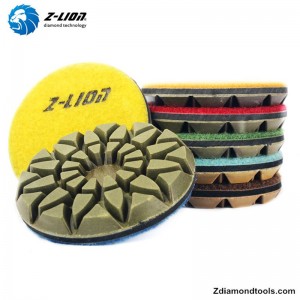 ZL-16SF żywiczne podkładki do polerowania betonu skład domu