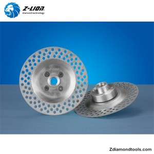 ZL-CW001 Tanie lutowane diamentowo szlifowane konturowo koło garnkowe