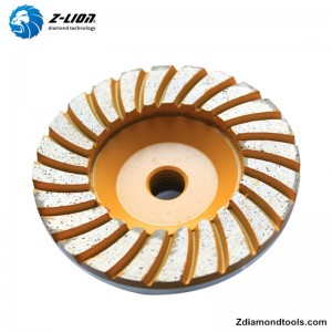 Diamentowa ściernica garnkowa ZL-21 4 cale do szlifowania kamienia, betonu