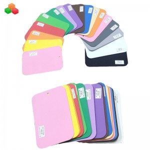 Gorąco sprzedające się kolorowe kapsuły o grubości 2mm 6mm 10mm piankowy arkusz pianki EVA niestandardowy rozmiar gumowych arkuszy bezpieczeństwa do pakowania