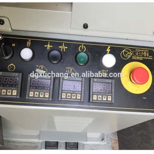 obciskanie górnej części buta czyni używaną maszynę do butów