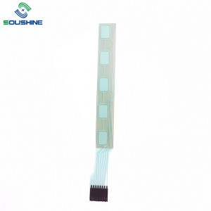 Dostosowany przez producenta schemat obwodu przełącznika z membraną pojemnościową