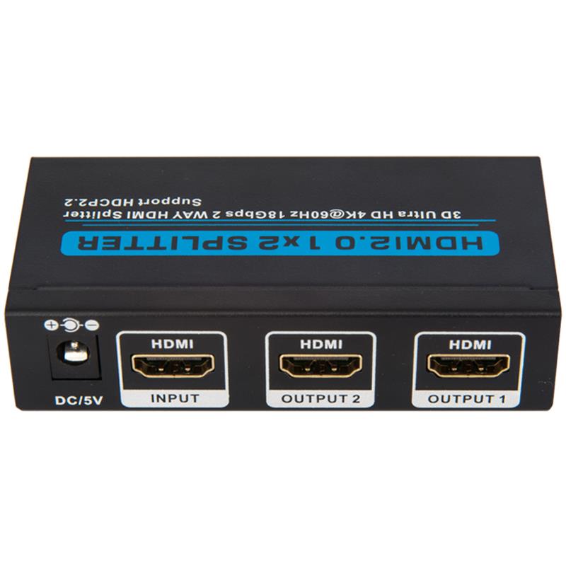 Obsługa rozdzielacza HDMI 2.0 1x2 V2.0 3D Ultra HD 4Kx2K @ 60Hz HDCP2.2