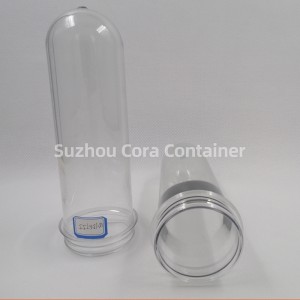 55 mm 156g Rozmiar szyi 62 mm Plasitc Pet Preform na olej do napojów wodnych