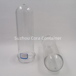 55 mm 156g Rozmiar szyi 62 mm Plasitc Pet Preform na olej do napojów wodnych