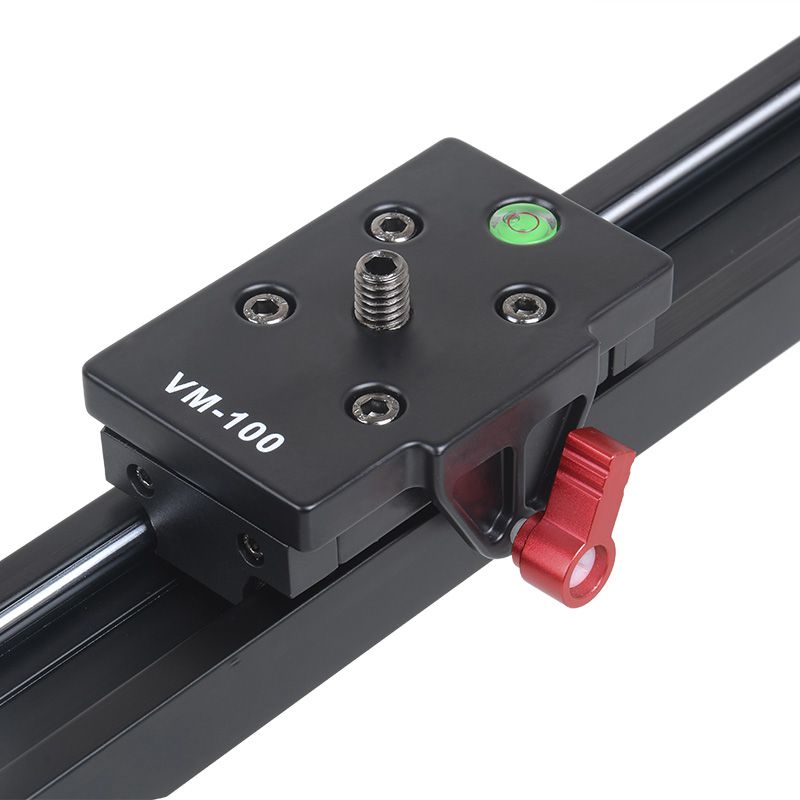 KINGJOY VM-100 1000 mm Długość aluminiowa Łagodny Dźwignia Camera Rail Slider z płynnym ruchem dla zdjęcia i obrazu