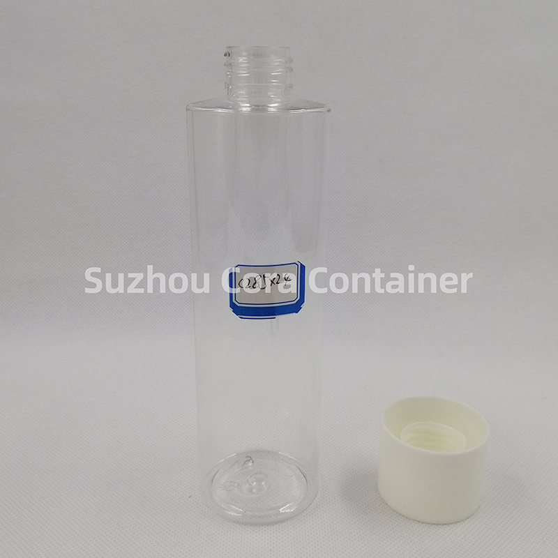 285ml Neck Size 24mm Pet Plastic Cosmetic Bottle with Screwing Cap