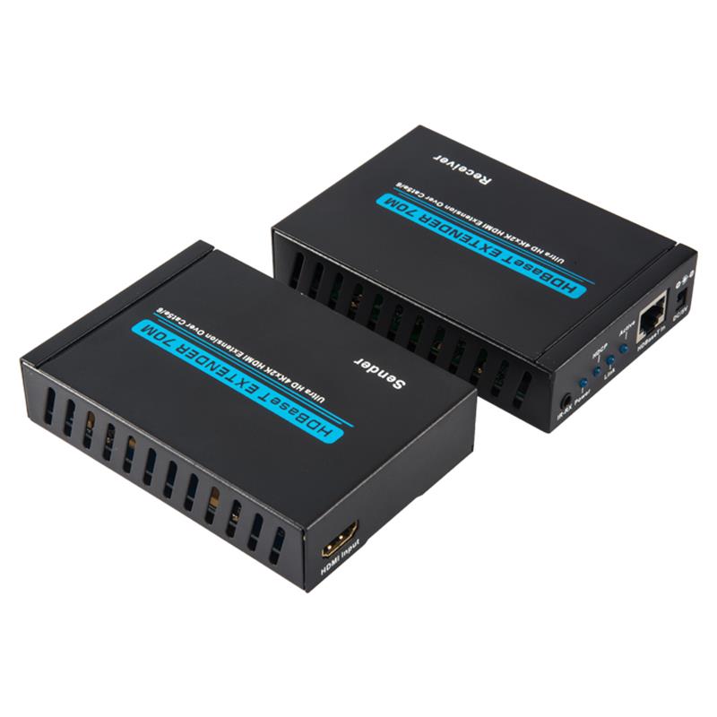 V1.4 4K HDBaseT HDMI Extender 100m nad pojedynczym cat5e/6 kablem 70m@4Kx2K/30Hz,100m@1080P/60Hz