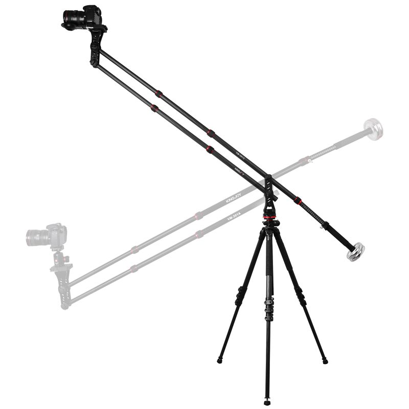 KINGJOY VM-301C Nowy profesjonalny żuraw MiniJib do lustrzanki cyfrowej