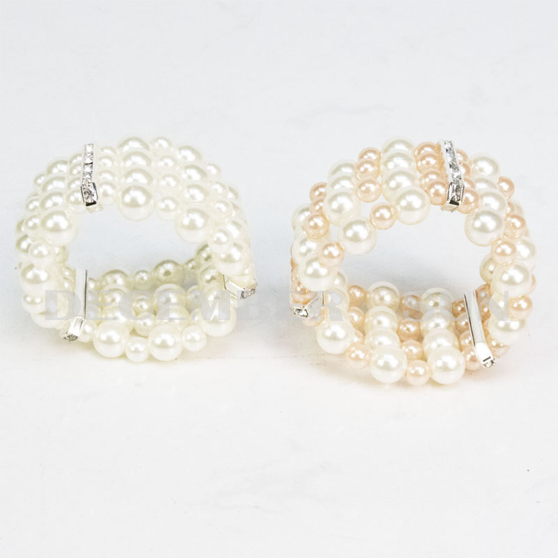 Hurtowy piękny perłowy pierścionek na serwetki