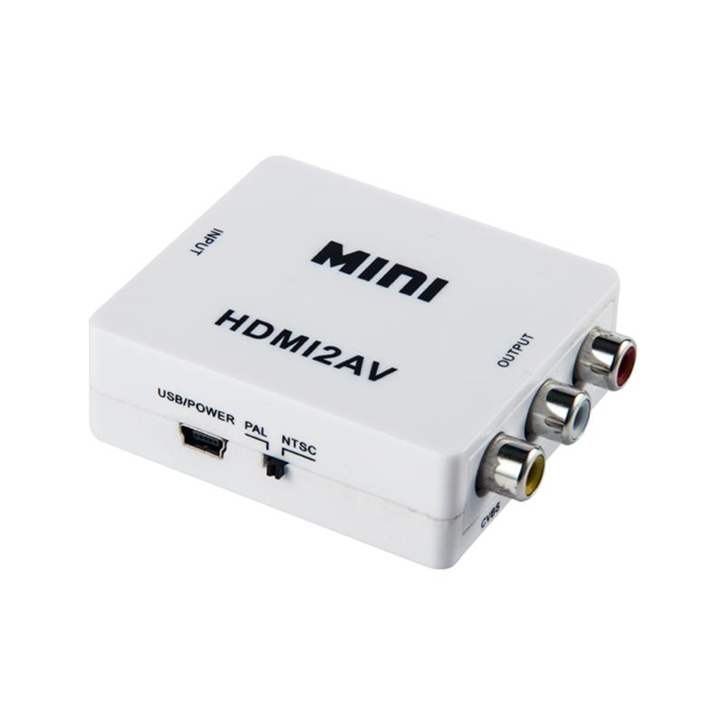 Miniaturowy konwerter HDMI na AV / RCA 1080P