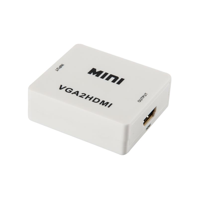 Mini Size VGA+Audio do konwertera HDMI 1080P