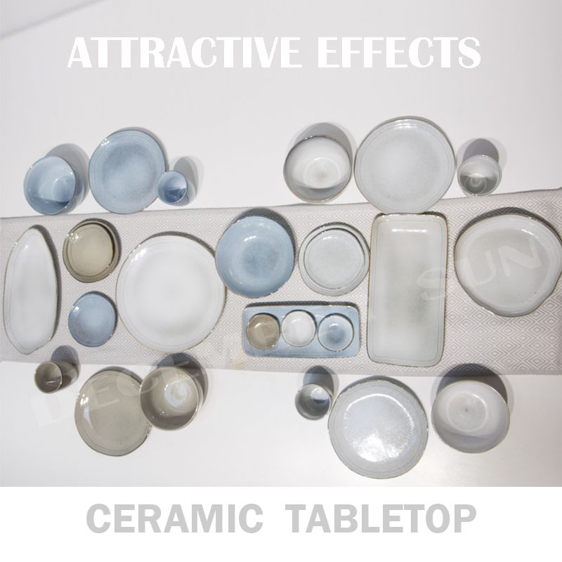 Świetny zestaw kamiennych ceramicznych blatów