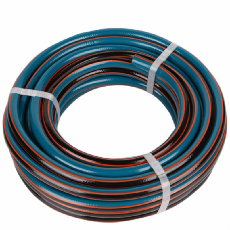 3-warstwowy kolorowy wąż elastyczny w oplocie z tworzywa sztucznego do ogrodu