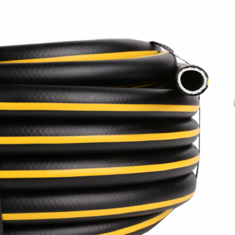 3-warstwowy kolorowy wąż elastyczny w oplocie z tworzywa sztucznego do ogrodu