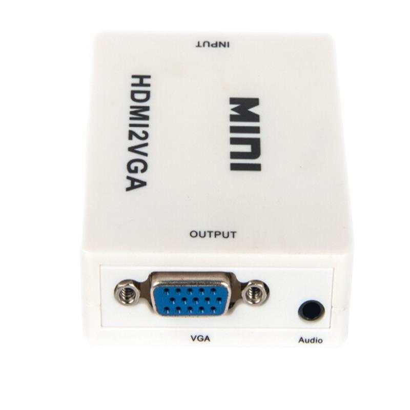 Konwerter audio HDMI na VGA + Mini 1080p