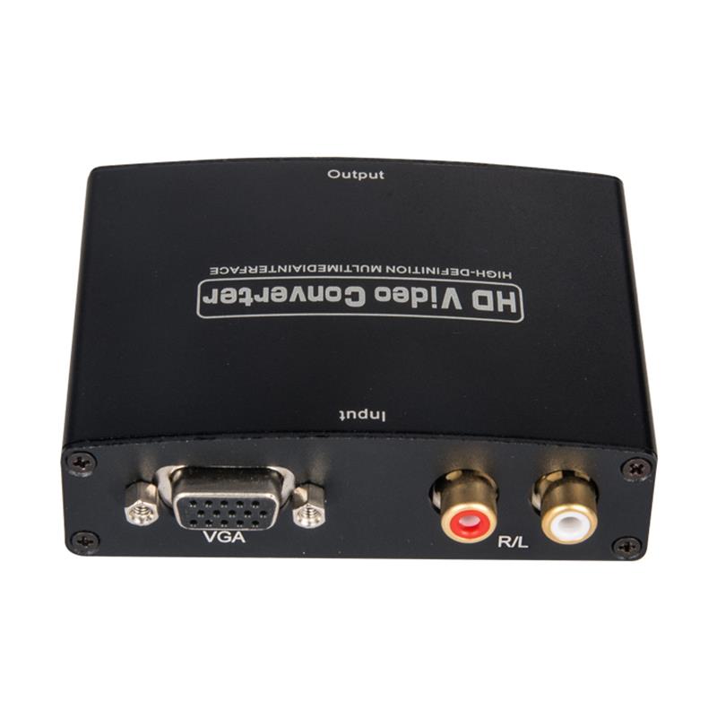 Konwerter audio na HDMI VGA + R / L 1080P