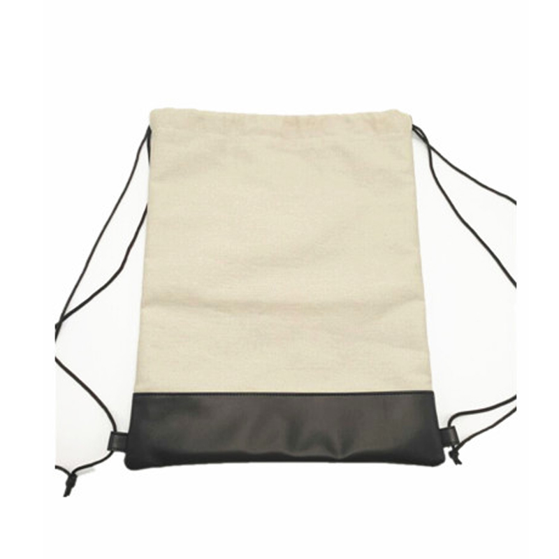 SG68 Niestandardowy podróżny plecak z bawełnianego płótna Sznurek Torby sportowe do siłowni