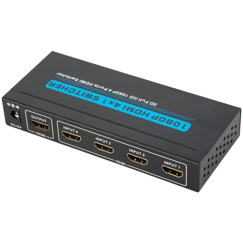 V1.3 HDMI 4x1 Switcher Wsparcie 3D Full HD 1080P