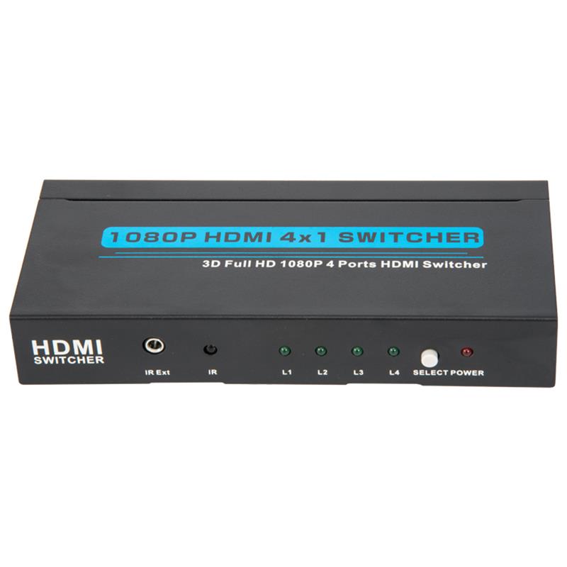 V1.3 HDMI 4x1 Switcher Wsparcie 3D Full HD 1080P