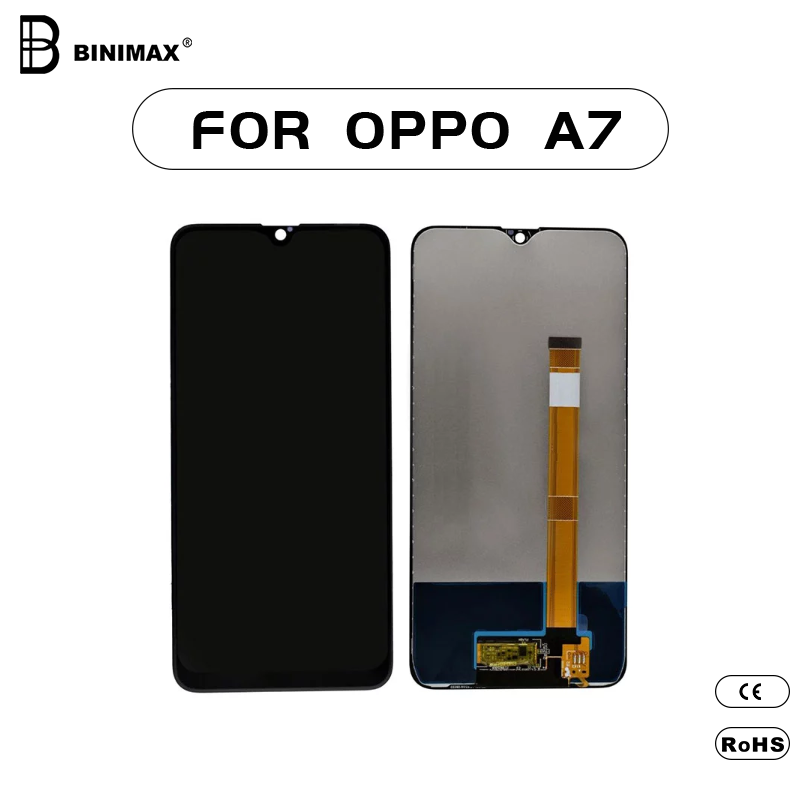Komórkowy ekran LCD BINIMAX zastępuje wyświetlacz OPPO A7 telefonu komórkowego