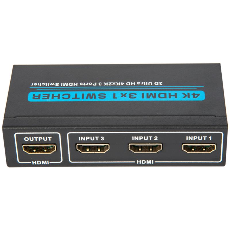 V1.4 4K/30HZ HDMI 3x1 Switcher Wsparcie 3D Ultra HD 4K*2K/30Hz