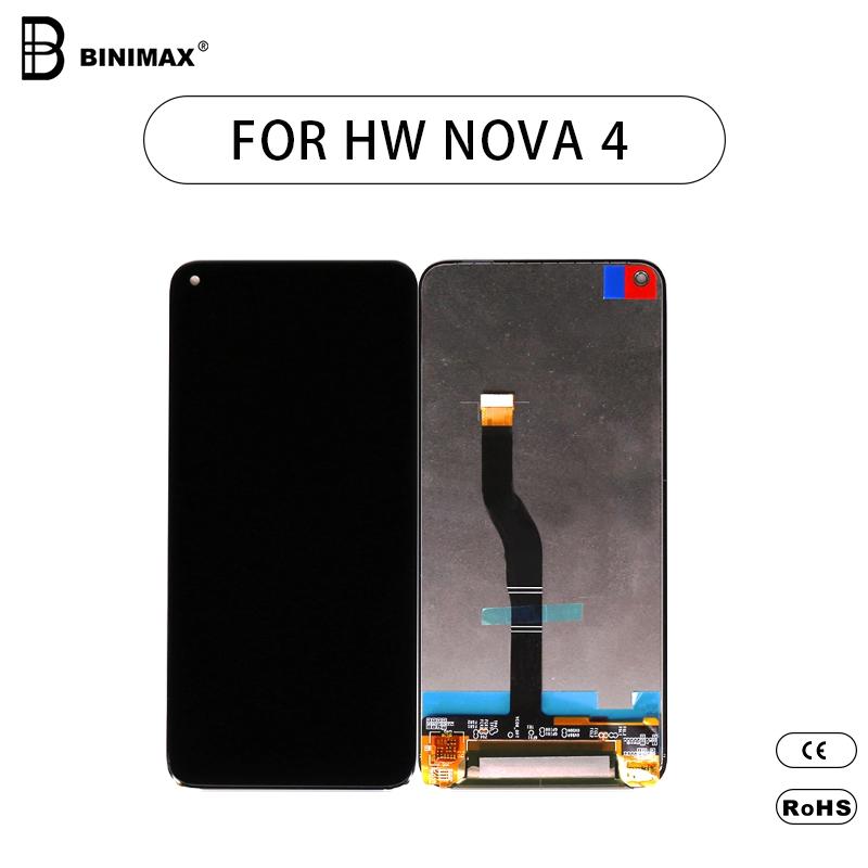 Ekran LCD TFT BINIMAX do telefonów komórkowych Wyświetlacz montażowy dla HW nova 4