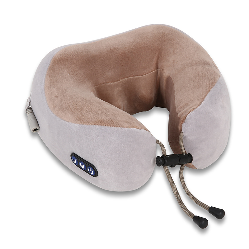 Poduszka do masażu w kształcie litery U Memory Foam Neck Travel Poduszka do masażu Masażer szyi