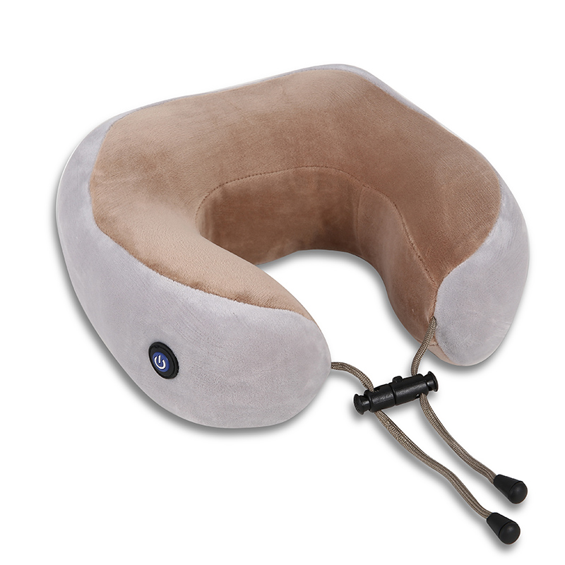 Bateria AA w kształcie litery U Poduszka do masażu Memory Foam Neck Travel poduszka do masażu Masażer szyi