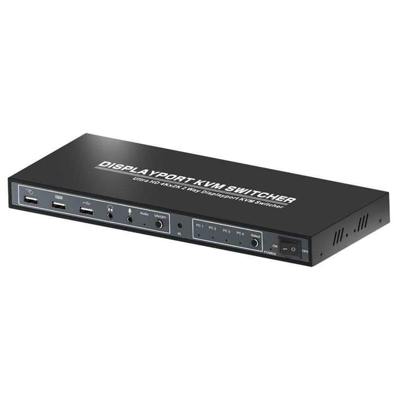 1.2 Displayport KVM 4x1 Switcher Wsparcie 3D Ultra HD 4Kx2K @ 60Hz