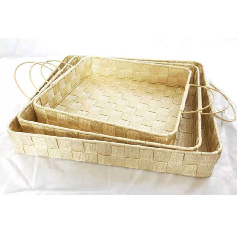 Kosz z tkaniny z uchwytami