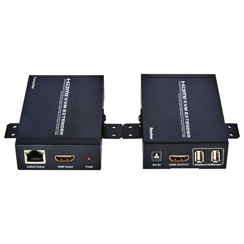 Przedłużacz KVM HDMI 60m przez pojedynczy cat5e / 6 Obsługa Full HD 1080P