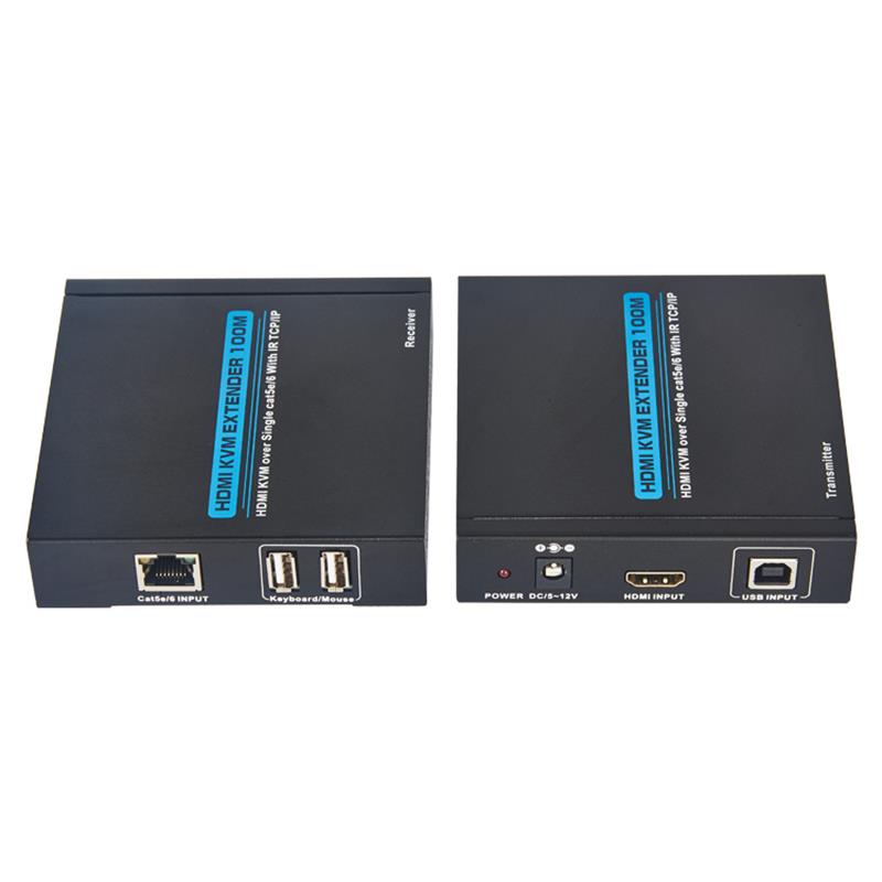 HDMI Rozszerzacz KVM 100m nad pojedynczym cat5e/6 Obsługa Pełna HD 1080P